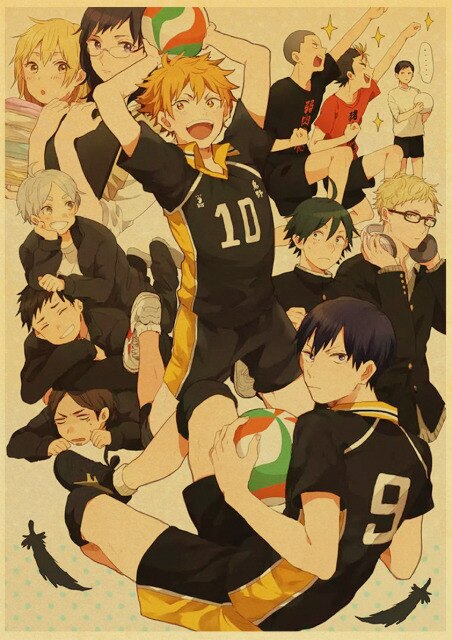 Poster Haikyuu Team Karasuno - Haikyuu Shop