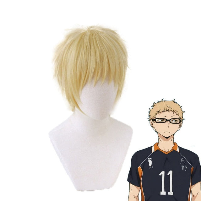 Perruque Haikyuu Tsukishima - Haikyuu Shop