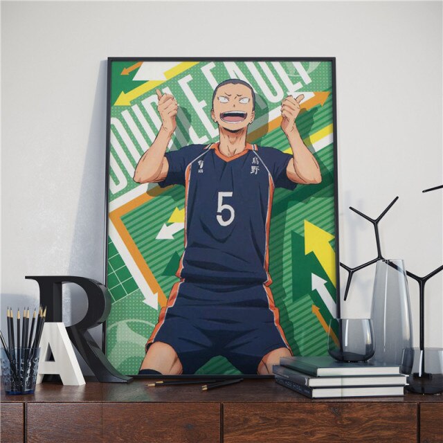 Tableau Haikyuu Tanaka Ryūnosuke - Haikyuu Shop