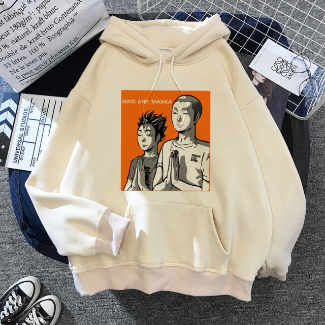 Sweat Haikyuu Nishinoya et Tanaka - Haikyuu Shop