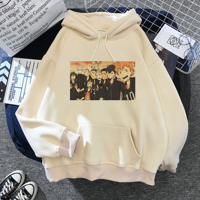 Sweat Haikyuu Equipe de Volley Karasuno - Haikyuu Shop