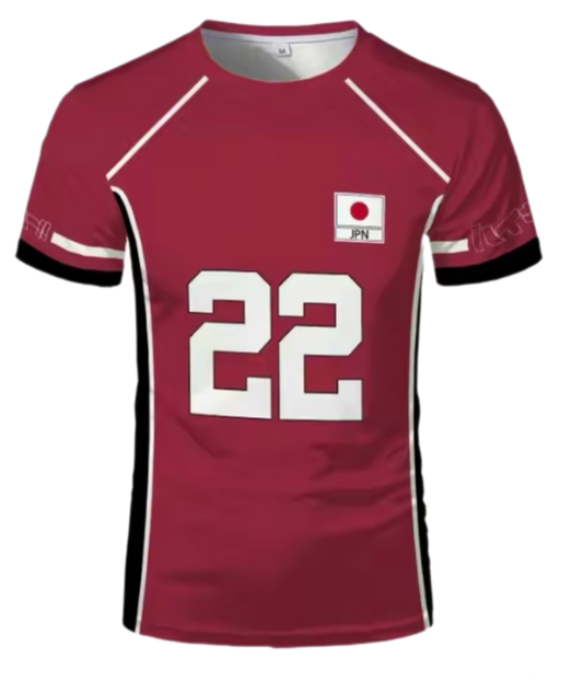 Maillot Haikyuu Japon Hyakuzama Yudai
