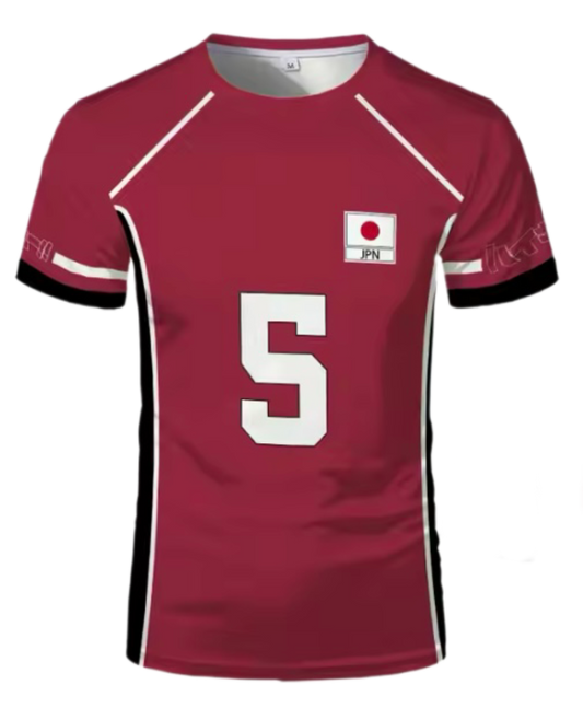 Maillot Haikyuu Hoshiumi Japon