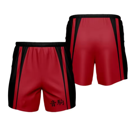 Haikyuu Nekoma Short Rouge