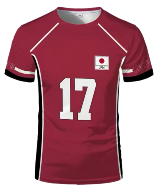 Maillot Haikyuu Japon Morisuke Yaku
