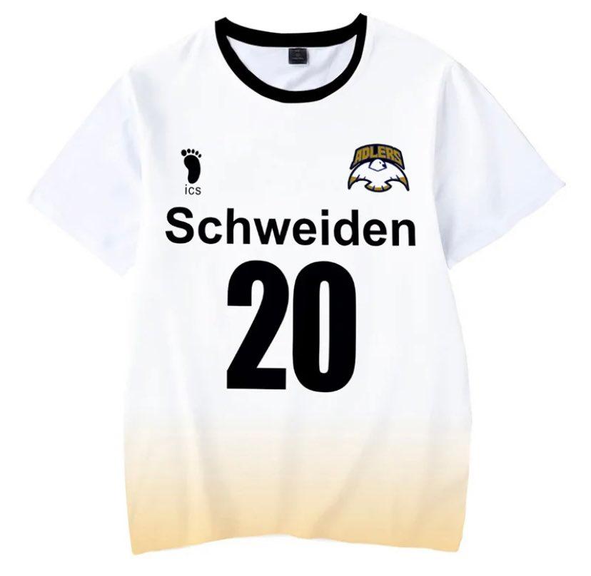 Maillot Schweiden Adlers Kageyama - Haikyuu Shop