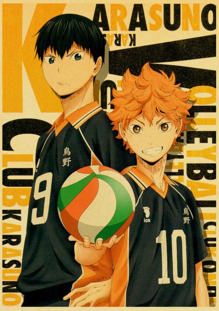 Poster Haikyuu Hinata et Kageyama - Haikyuu Shop