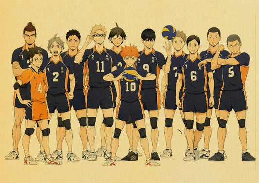 Poster Haikyyu Lycée de Karasuno - Haikyuu Shop