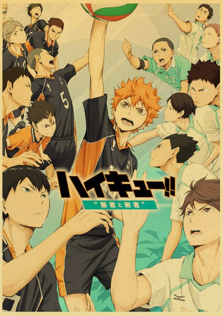 Poster Haikyuu Karasuno vs Aoba Johsai - Haikyuu Shop
