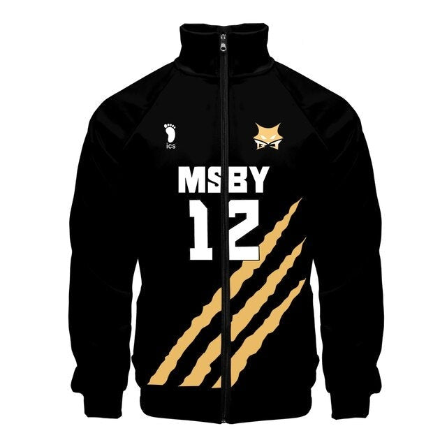 Veste MSBY Black Jackal Bokuto Kōtarō - Haikyuu Shop