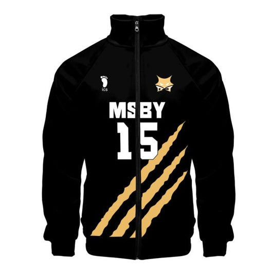 Veste MSBY Black Jackal Sakusa Kiyoomi - Haikyuu Shop