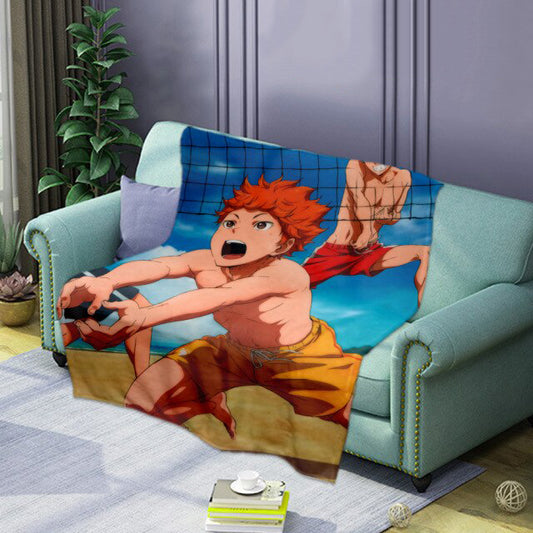 Plaid Haikyuu Hinata Shoyo à la Plage - Haikyuu Shop