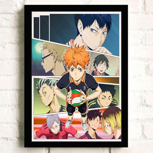 Tableau Haikyuu Equipe Tournoi du Printemps - Haikyuu Shop
