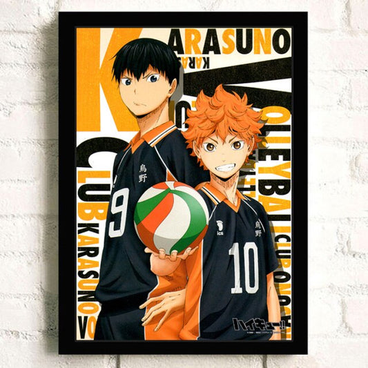 Tableau Haikyuu Duo Kageyama et Hinata - Haikyuu Shop