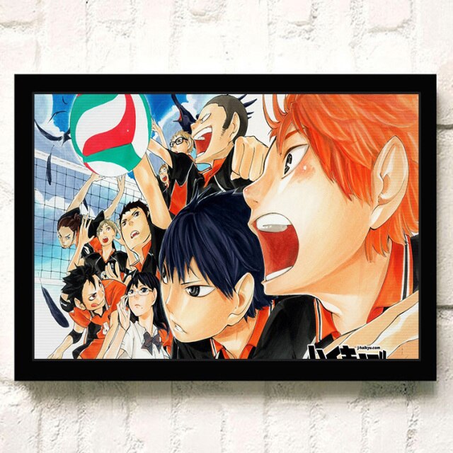 Tableau Haikyuu Equipe Karasuno - Haikyuu Shop