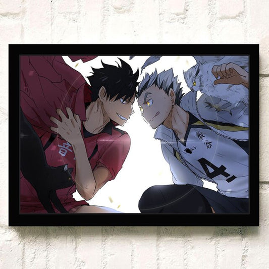 Tableau Haikyuu Bokuto Kōtarō et Kuroo Tetsurō - Haikyuu Shop