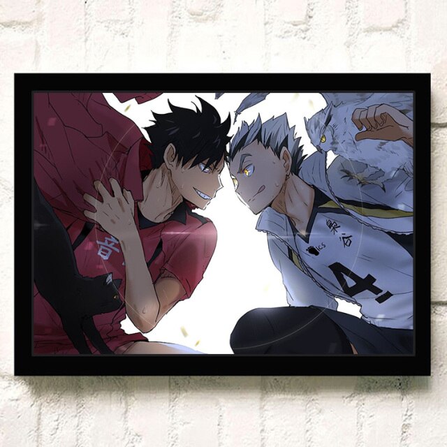 Tableau Haikyuu Bokuto Kōtarō Et Kuroo Tetsurō Haikyuu Shop 8799