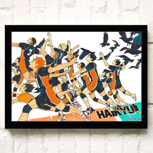 Tableau Haikyuu Equipe de Volleyball Karasuno - Haikyuu Shop