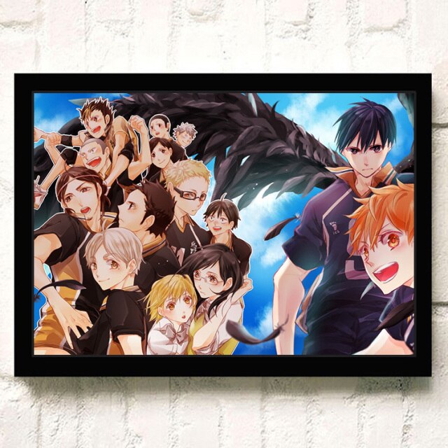 Tableau Haikyuu Equipe du Lycée de Karasuno - Haikyuu Shop
