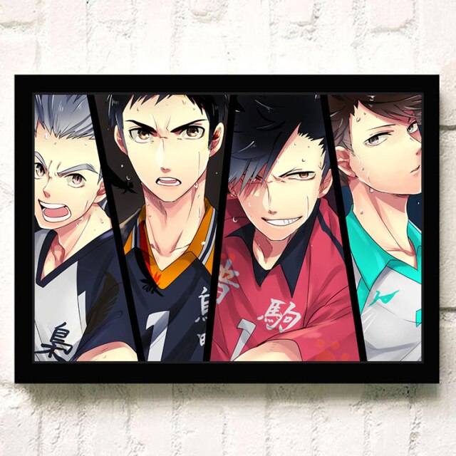 Tableau Haikyuu Capitaine d'équipe - Haikyuu Shop