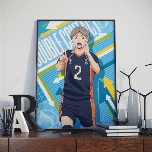 Tableau Haikyuu Sugawara Kōshi - Haikyuu Shop