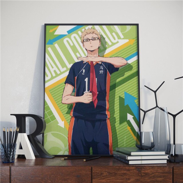 Tableau Haikyuu Tsukishima Kei - Haikyuu Shop