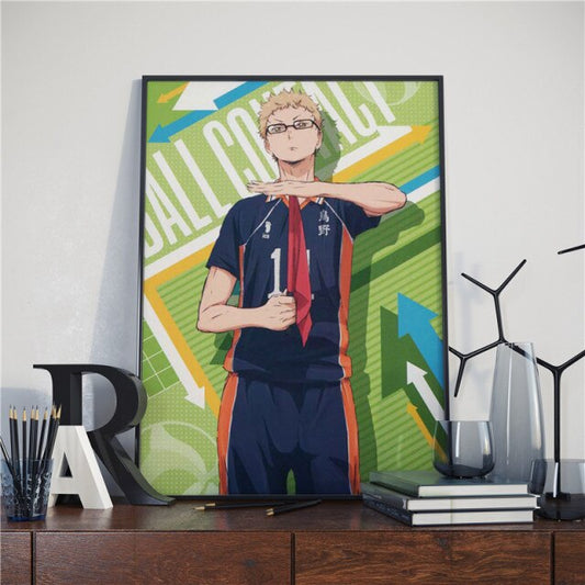 Tableau Haikyuu Tsukishima Kei - Haikyuu Shop