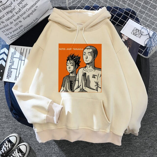 Sweat Haikyuu Nishinoya et Tanaka - Haikyuu Shop