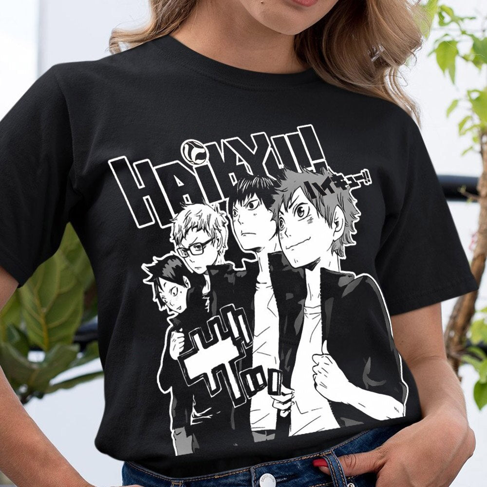 T-shirt Haikyuu Equipe de Karasuno - Haikyuu Shop