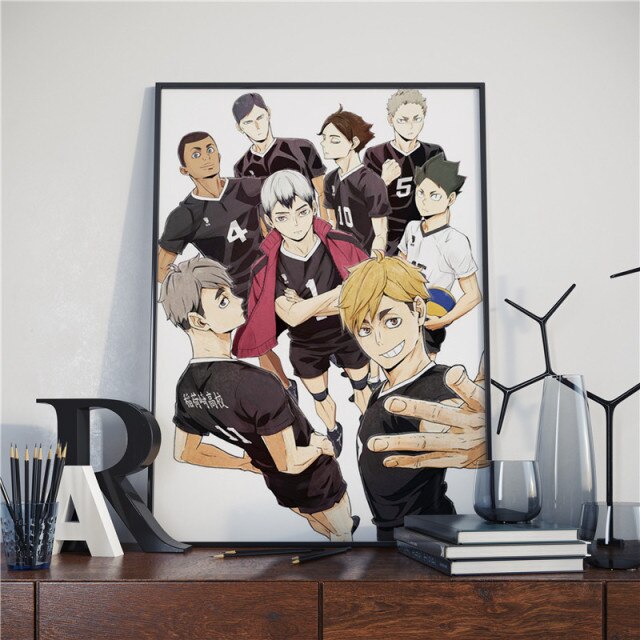 Tableau Haikyuu Equipe de Inarizaki - Haikyuu Shop