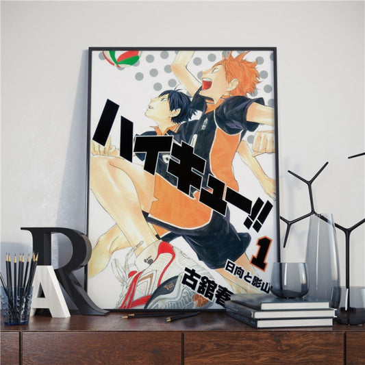 Tableau Haikyuu Duo Kageyama et Hinata - Haikyuu Shop