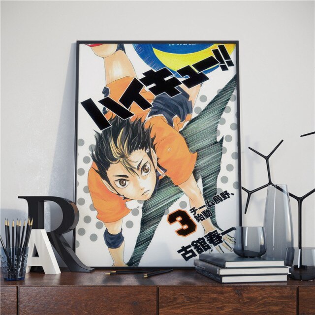 Tableau Haikyuu Karasuno Nishinoya - Haikyuu Shop