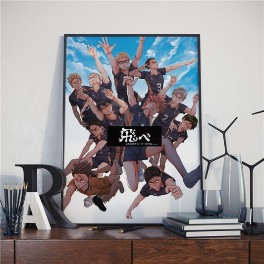 Tableau Haikyuu Club de Karasuno - Haikyuu Shop