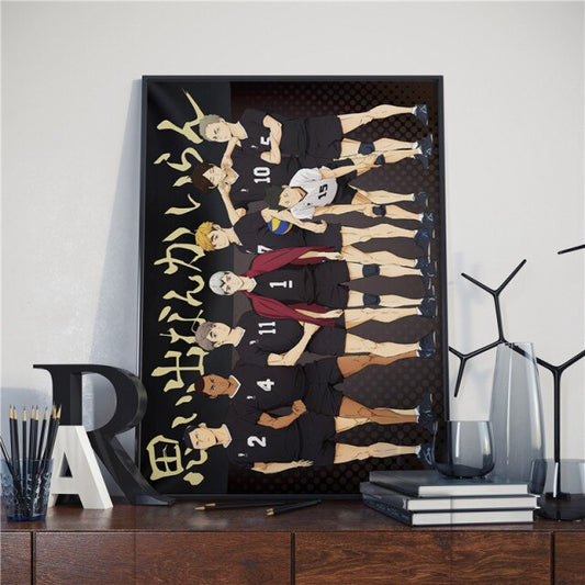 Tableau Haikyuu Club Inarizaki - Haikyuu Shop