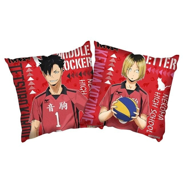 Coussin Haikyuu Nekoma Kurro et Kozume - Haikyuu Shop