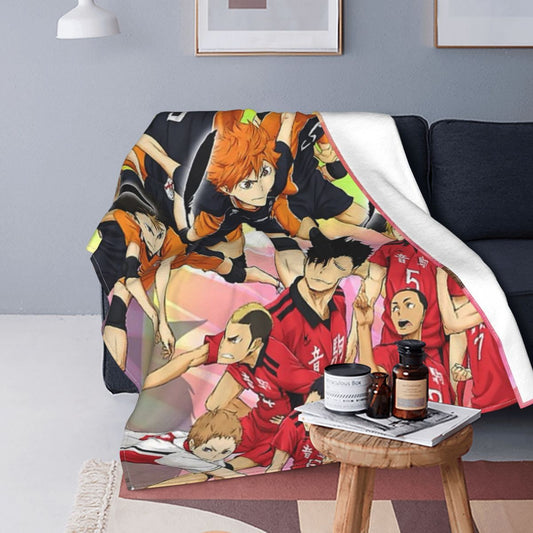 Plaid Haikyuu Nekoma vs Karasuno - Haikyuu Shop