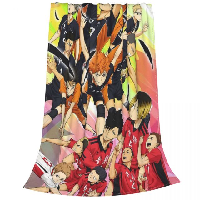 Plaid Haikyuu Nekoma vs Karasuno - Haikyuu Shop