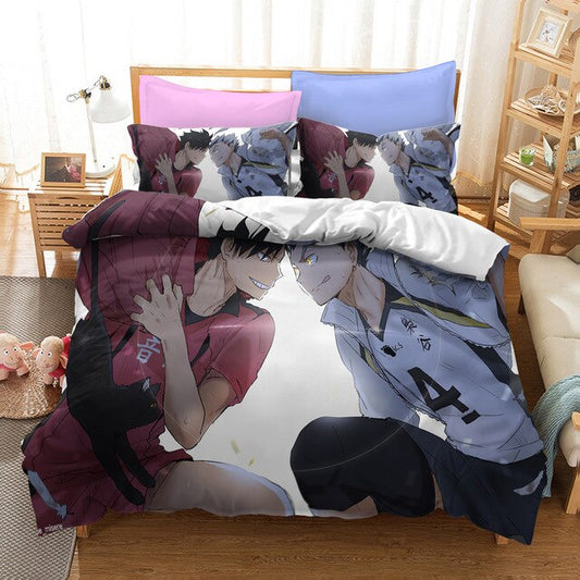 Housse de Couette Haikyuu Nekoma vs Fukurōdani - Haikyuu Shop